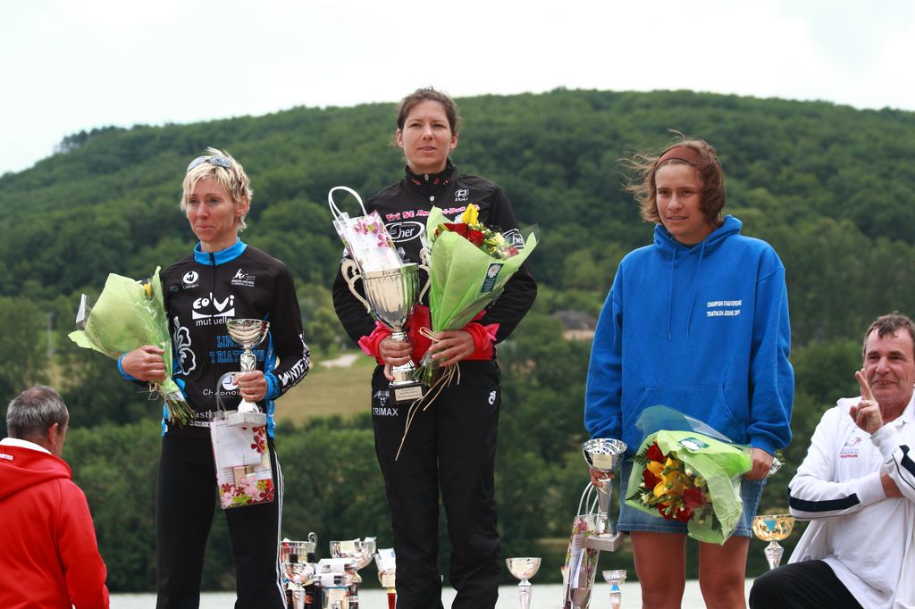 Le podium filles. Bravo Nath !