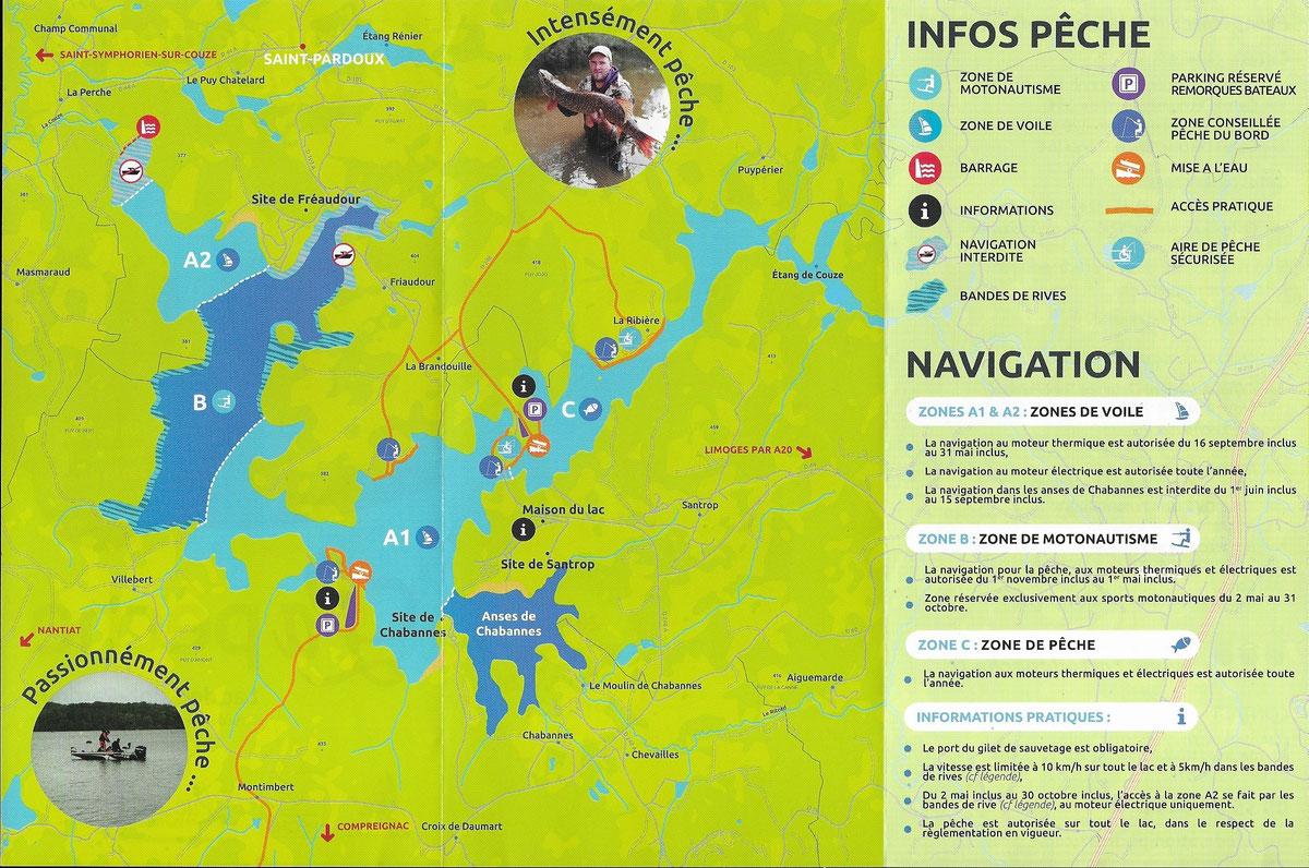 Zone ski nautique